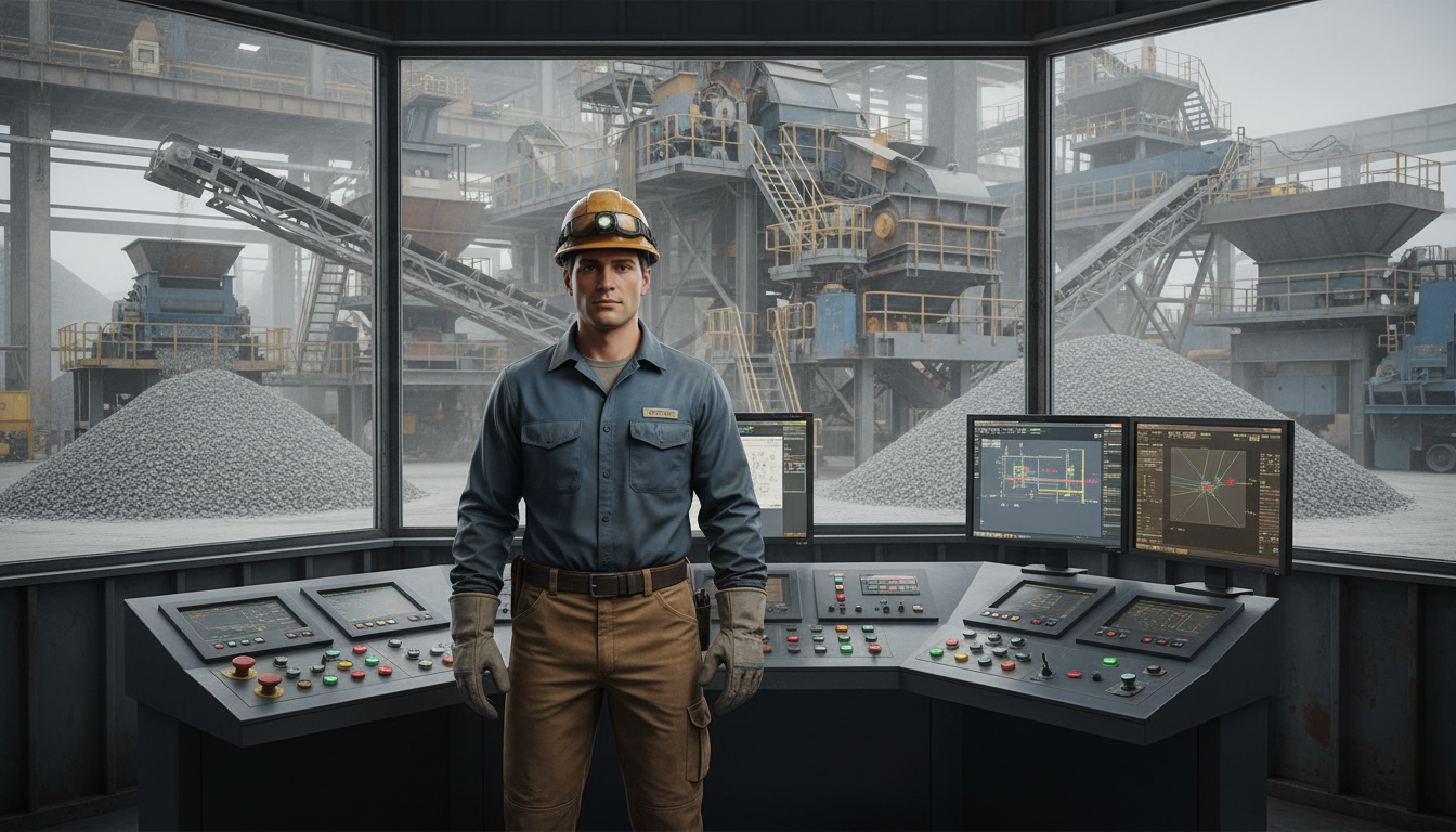 Машинист дробильных установок 3 разряда