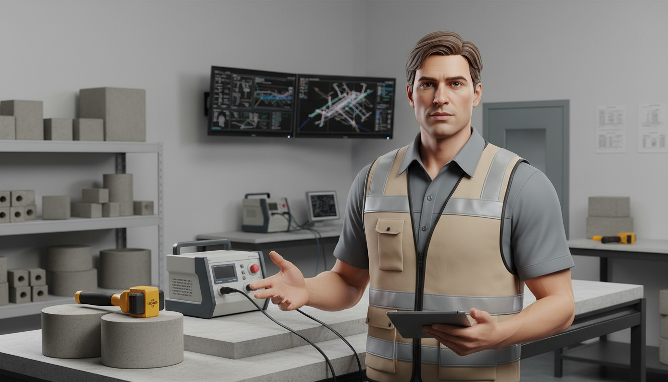 Инженер-технолог в области анализа, разработки и испытаний бетонов неразрушающими методами