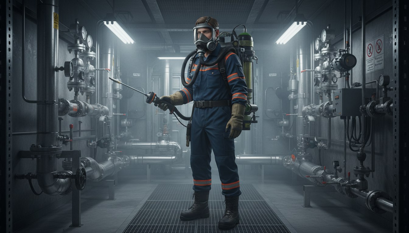 Работа в газовой среде и газозащитных аппаратах