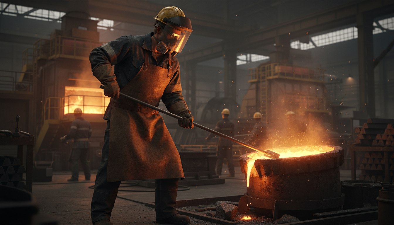 Плавильщик металла и сплавов 4 разряда