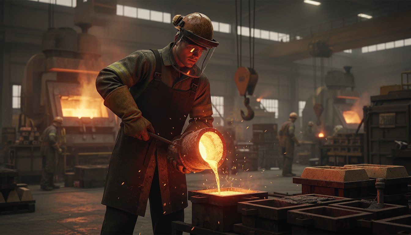 Заливщик металла 4 разряда