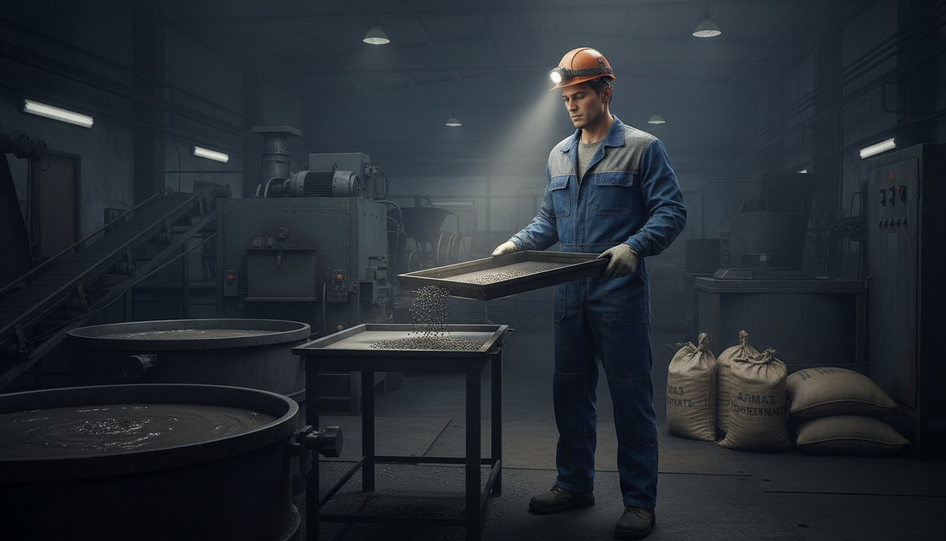 Доводчик алмазосодержащих концентратов 3, 4 разряда