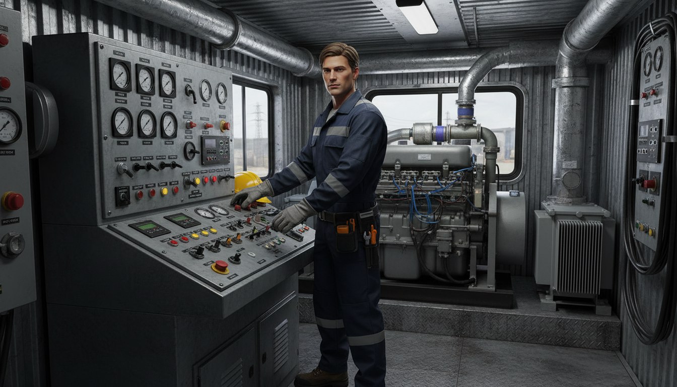 Машинист электростанции передвижной 4 разряда