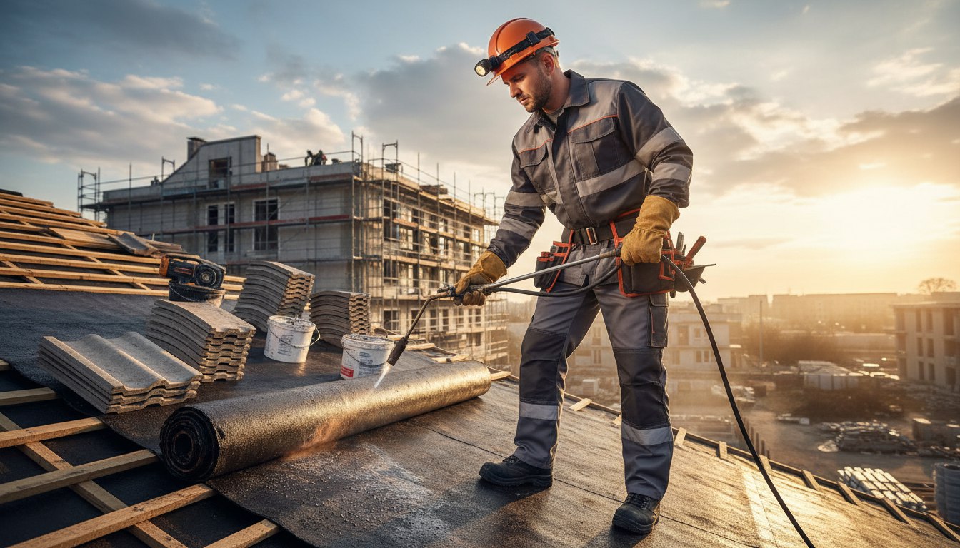 Кровельщик по рулонным кровлям и кровлям из штучных материалов 3 разряда