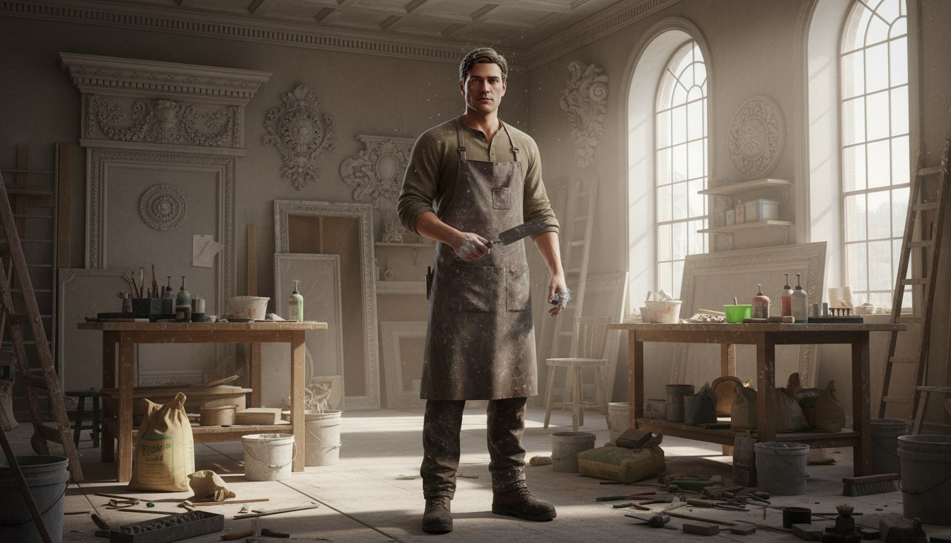 Реставратор декоративных штукатурок и лепных изделий 4 разряда