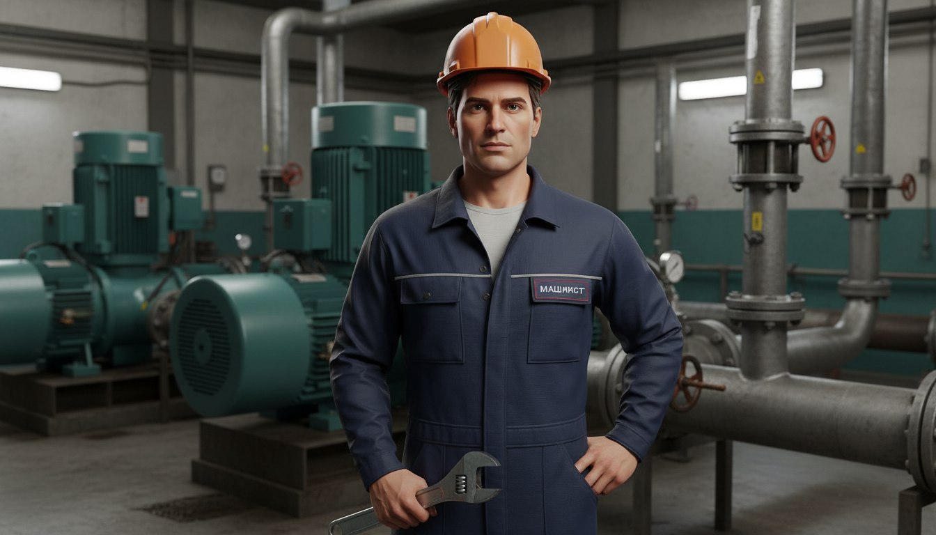 Машинист насосных установок 4 разряд