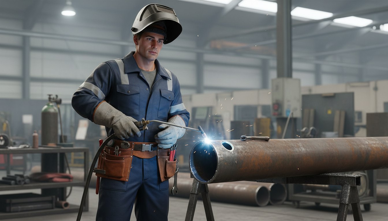 Электрогазосварщик-врезчик 4 разряда