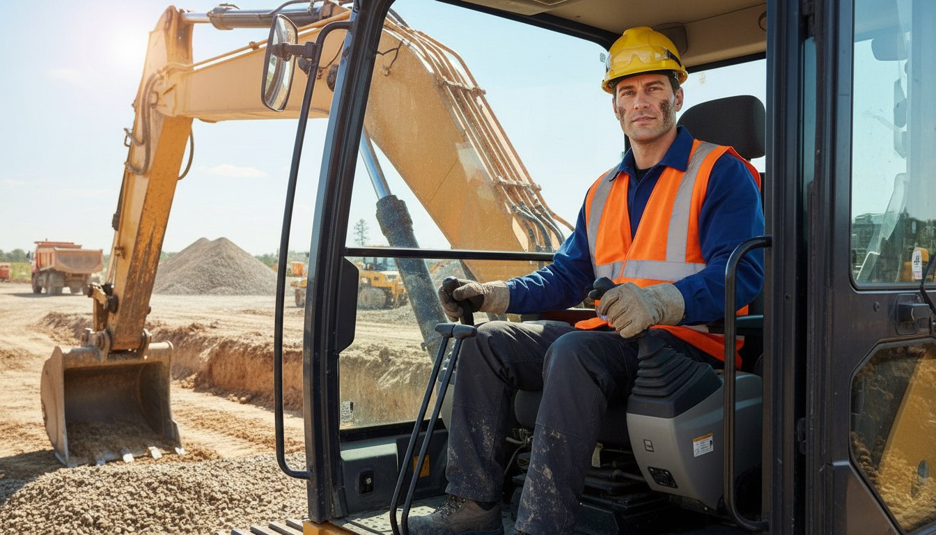 Машинист экскаватора категории "D" 5-8 разряда