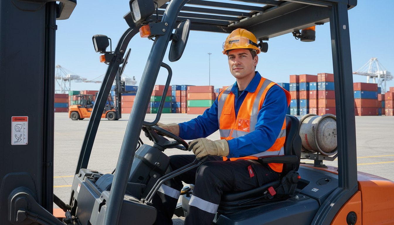 Водитель погрузчика категории "D" 5-7 разряда