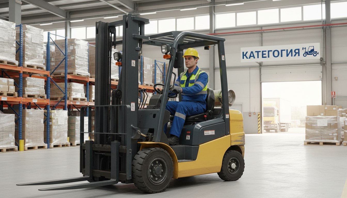 Водитель погрузчика категории "BС" 3, 4 разряда