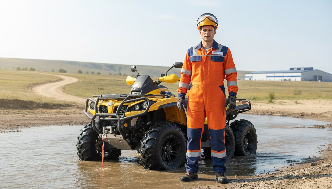 Водитель снегохода, квадроцикла категории "А1"